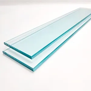 Vidrio de construcción templado duradero, bordes pulidos transparentes de 10mm de espesor