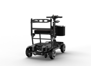 Trottinette électrique pour personnes âgées, quatre roues, en alliage d'aluminium, pliable, frein électromagnétique, batterie au lithium 250W - Product Image 3