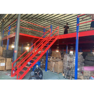 Sistem Lantai Mezzanine Baja Tugas Berat yang Dapat Disesuaikan |   Platform Penyimpanan Gudang Bertingkat untuk Penggunaan Industri - Product Image 4