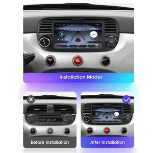 Autoradio Android 7 Pouces pour <span class=keywords><strong>Fiat</strong></span> <span class=keywords><strong>500</strong></span> Abarth 2007 - 2015 Unité Principale Multimédia Lecteur Vidéo Carplay sans Fil Navigation - Product Image 3