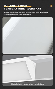 Thương mại 3cct LED góc lightceiling gắn thông minh LED hành lang ánh sáng với Dali-2 cho Bảo tàng văn phòng hành lang hành lang hành lang - Product Image 4