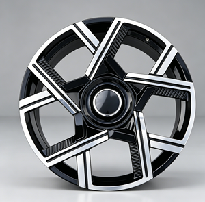 Jantes Zorlen Forgées 5x112 Performance, alliage léger noir argenté <span class=keywords><strong>pour</strong></span> voitures de sport - Product Image 1