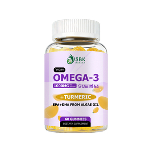 Private Label Vegan Omega 3 Softgels Further Enhances Function Bone Strength Powerful Antioxidant Skin Health - Product Image 1