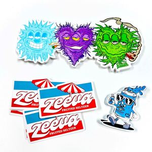 Factory Wholesale Custom Die <b>Cut</b> Stickers <b>Vinyl</b> Waterproof Stickers for Business Promotional Gift - Product Image 1