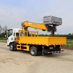 क्ल्यू नए बहुक्रियाशील छोटे <span class=keywords><strong>20</strong></span> मी 22 मीटर टेलीस्कोपिक बूम हवाई प्लेटफॉर्म ट्रक कार्गो डंप बॉक्स के साथ - Product Image 2