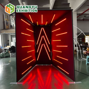 Nouveau <span class=keywords><strong>style</strong></span> 2025 : Toile de fond portable pour photomaton avec lumières LED, idéale pour <span class=keywords><strong>TikTok</strong></span> Live, setup de fond pour podcast et <span class=keywords><strong>photo</strong></span> 360 - Product Image 3