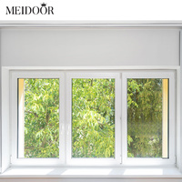 Ventana Abatible de Aluminio, Insonorizada, Resistente al Viento, con Rotura de Puente Térmico, Doble Acristalamiento, Paneles Fijos y Mosquitera