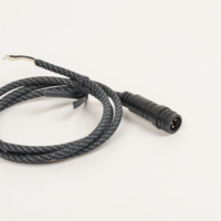Connecteur étanche mâle-femelle IP65 en PVC M10 M12 à 2, 3 ou 4 broches, assemblage de câbles personnalisé pour bandes lumineuses LED