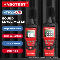Détecteur de bruit de compteur de décibels HT622A/B numérique professionnel Habotest et Instrument de mesure de niveau