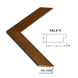 Grano marrón pintura negro Super fino moderno corte a granel moldura Marco de imagen chapa de madera maciza <span class=keywords><strong>para</strong></span> pintura artística - Product Image 5