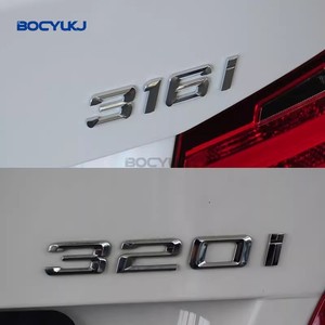 Insignias de coche negro brillante 320i 320d 320e 325d 328d 330i 330d 330e 335d 340d emblema pegatina para BMW Serie 3 E90 E91 E92 F30 <span class=keywords><strong>F31</strong></span> - Product Image 5