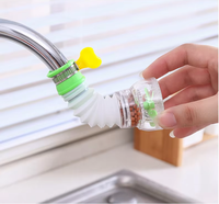 Aérateur de Robinet Simple en Plastique Rotatif à 360° Économiseur d'Eau Tête Pivotante Filtre Diffuseur de Robinet