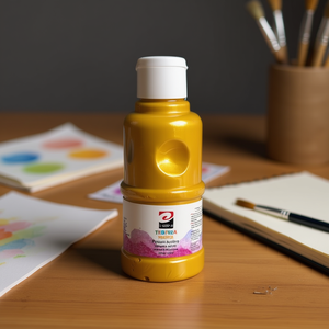 Peintures acryliques aquarelles dorées TEMPERA ORO, médium pour peinture sur papier - Product Image 3