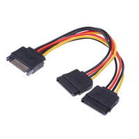 Cable Divisor de Alimentación SENYE SATA/2*SATA para Disco Duro
