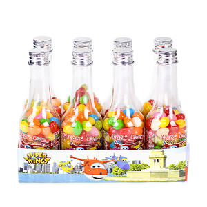 도매 거미 사탕 소다 병 모양의 색깔 콩 과일 맛 어린이 레저 간식 코팅 - Product Image 1