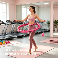 Cerceau de fitness intelligent lesté, standard d'exportation, pour entraînement de la taille et perte de graisse, pour adultes, hommes, femmes, étudiants, enfants, emballage d'exportation