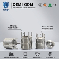 High Strength ISO Standard Fully Threaded M5 M6 M8 M10 1/4-20 5/16-18 Heavy Duty Carbon Steel Locking Thread Insert for Metal