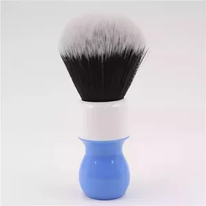 YAQI 24MM Wholesale OEM Men Shaving Brush Synthetic Hair Knot Resin Handle Shave Brush