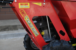 <span class=keywords><strong>Brouette</strong></span> motorisée à <span class=keywords><strong>moteur</strong></span> essence Euro V, capacité de charge de 250 kg, quatre roues, mini-dumper pour le transport en jardin - Product Image 4
