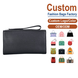 Bolso de Mano de Cuero Genuino Negro para Hombre, Diseño Anti-Robo, Interior Organizado, el Mejor Regalo para Él, para Quienes Aman el Lujo Discreto - Product Image 1