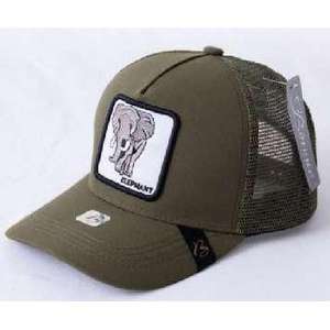 Cappello Trucker con Ricamo Elefante, Rete Regolabile Unisex, Casual Primavera Estate, Cappello a 6 Pannelli per Adulti - Product Image 1