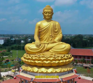 Statue de <span class=keywords><strong>bouddha</strong></span> thaïlandais géant <span class=keywords><strong>en</strong></span> laiton doré personnalisé pour le temple de la Thaïlande - Product Image 5