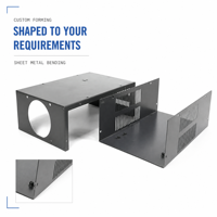 Boîtier de protection personnalisé en alliage d'aluminium et acier inoxydable TZR, traitement de surface par anodisation/placage, fabrication de tôlerie