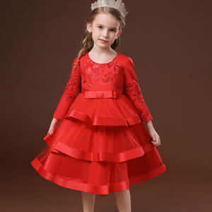 Robe de princesse pour filles, robe de fête en dentelle à paillettes, vêtements de mariage pour enfants, nœud, tutu, cérémonie, anniversaire, soirée, vestidos - Product Image 6