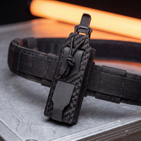 Étui tactique 9 mm à extraction rapide, pochette simple pour chargeur, accessoire en nylon pour activités de plein air, CS, chasse