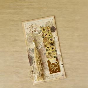 Pendentif épée <span class=keywords><strong>de</strong></span> dragon marque-page UV DTF transparent forme personnalisée acier inoxydable vierge plaqué or verset biblique chrétien laser magnétique - Product Image 1