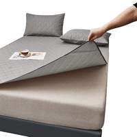 Drap plat matelassé imperméable à ultrasons pratique, anti-déversement, acceptant les commandes en gros et l'emballage personnalisé