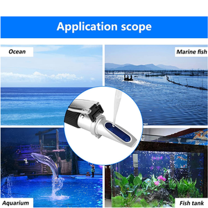 Kỹ thuật số độ mặn mét kép quy mô độ mặn thử nghiệm 0-100 PPT & 1.000-1.070 trọng lực cụ thể nước biển nước mặn khúc xạ - Product Image 5