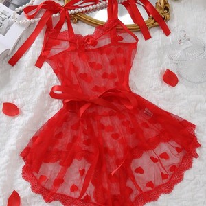 Nueva Lencería erótica Malla <span class=keywords><strong>sexy</strong></span> Ver a través <span class=keywords><strong>de</strong></span> la flor Corazón Correa Traje sexual <span class=keywords><strong>de</strong></span> una pieza Imagen nupcial <span class=keywords><strong>de</strong></span> lencería <span class=keywords><strong>sexy</strong></span> - Product Image 4