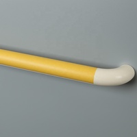 Rampe murale moderne en alliage d'aluminium et PVC pour couloir d'hôpital, pare-chocs pour escaliers, rampe murale médicale pour personnes à mobilité réduite