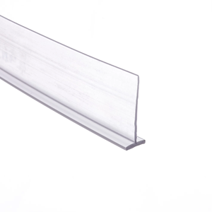 Bande <span class=keywords><strong>d</strong></span>'étanchéité transparente en PVC en forme <span class=keywords><strong>de</strong></span> T pour portes et fenêtres, avec service <span class=keywords><strong>de</strong></span> <span class=keywords><strong>d</strong></span>écoupe, longueur personnalisable pour les zones humides et les <span class=keywords><strong>bas</strong></span> <span class=keywords><strong>de</strong></span> vitres - Product Image 2