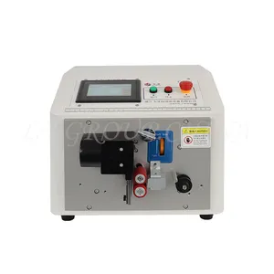 Touch Screen 2 Wheel Pipe Cutting Machine LY-302 Automatic Wire Tube Sleeving Cutter 220/110V For 1-8mm Cable Line 10000-2000/h