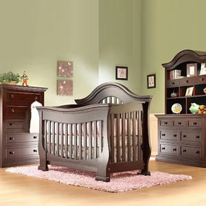 Lit de sieste Montessori en bois massif de haute qualité pour maternelle et garderie, blanc, réglable en hauteur, spécial chambre d'école - Product Image 2