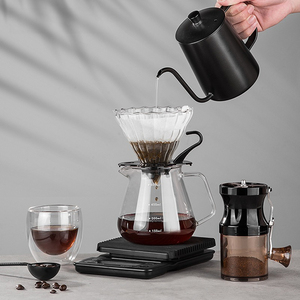 Ensemble de cafetière fait à la main en acier inoxydable <span class=keywords><strong>café</strong></span> <span class=keywords><strong>moulu</strong></span> à la main boîte-cadeau ensemble de <span class=keywords><strong>café</strong></span> extérieur boîte-cadeau - Product Image 5