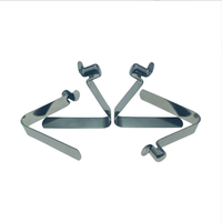 Clips de bouton poussoir à ressort en acier inoxydable, clips de goupille de verrouillage de tube pour poteau de tente de camping de pagaie de kayak