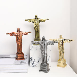 Statue personnalisée <span class=keywords><strong>de</strong></span> Jésus Figurine en résine Christ Rédempteur Statue Brésil du Christ Modèle Unique Souvenir Cadeau - Product Image 1