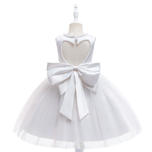 Robes de princesse de haute qualité pour filles, robes de fête pour enfants avec découpe en forme de cœur, vêtements pour bébés, vêtements formels pour filles - Product Image 5