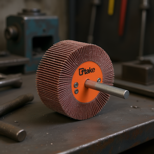 Disque à lamelles abrasif Ttake 20x15 mm grain 80 avec tige pour le meulage du métal - Product Image 3