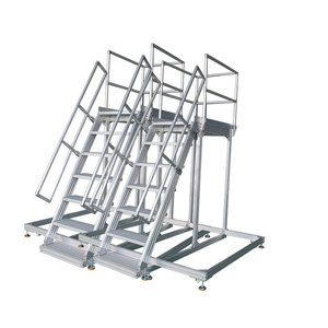 Xách tay giáng sinh Snowman leo nền tảng kho leo thang với tay vịn - Product Image 1