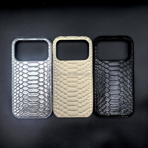 Funda protectora de teléfono con patrón de piel de serpiente de gama alta, último estilo de moda, adecuada para fundas de teléfono <span class=keywords><strong>iPhone</strong></span> 17 <span class=keywords><strong>Pro</strong></span> <span class=keywords><strong>Max</strong></span> 16 15 14. - Product Image 2