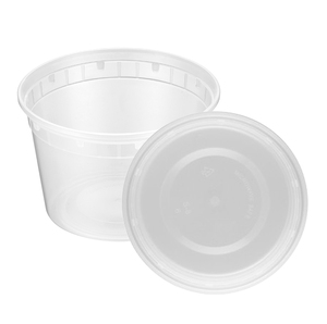 Tiya 16oz lò vi sóng leakproof súp giao hàng giá rẻ PP nhựa Vòng <span class=keywords><strong>container</strong></span> thực phẩm Takeaway Box với nắp - Product Image 2