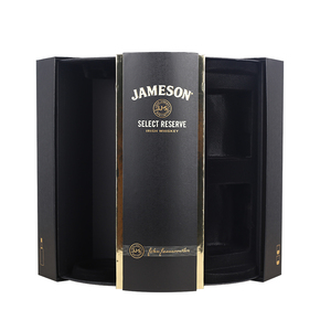 Cajas Rígidas Negras de Doble Puerta con Diseño Único y Personalizado de Lujo, Laminación Mate, Grabado en Relieve, Desechables, para Whisky, Tequila, Vino, <span class=keywords><strong>Vodka</strong></span> y Vasos - Product Image 3