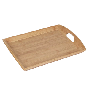 Wooden Serving <strong>Tray</strong> with Engraved Design Vegetable Fruit Platter <strong>Dessert</strong> Plates for Party Food Serving Platters - Product Image 3
