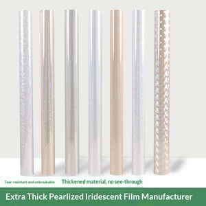 <span class=keywords><strong>Película</strong></span> Decorativa XUANMEI Iridiscente, Papel Láser Arcoíris, Degradado Colorido, PET, 0.33mm de Grosor, Autoadhesiva, Decoración Moderna - Product Image 2