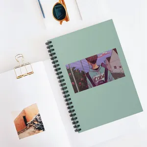 custom Personalized Cover Metal spiral binding a5 notebook