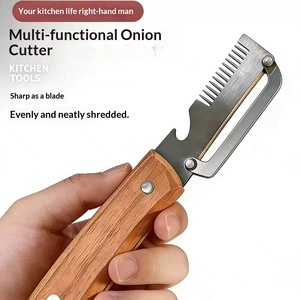 Cuchillo de Cocina Multifuncional Manual de Acero Inoxidable para Pelar Patatas, Frutas, Verduras, Espárragos y Melón de Invierno - Product Image 4